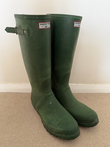 Vintage hunter wellies - hunter, green