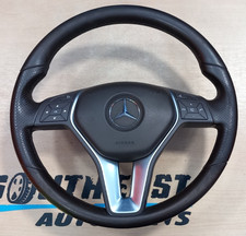 MERCEDES E-CLASS A207 2011 MULTIFUNCTION STEERING WHEEL BROWN A2184602503