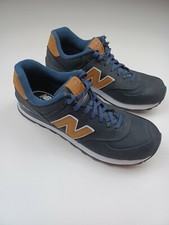 Mens New Balance 574 "ML574SLA" Lux Pack Black/Wheat Running Shoes Size 11