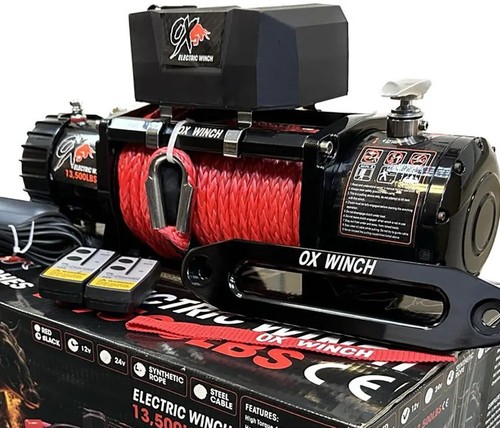Electric winch 12v 13500lbs - electric,
