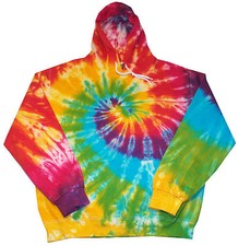 Tie Dye Hoodie Rainbow Design