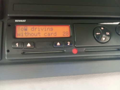 Renault midlim tachograph - renault,