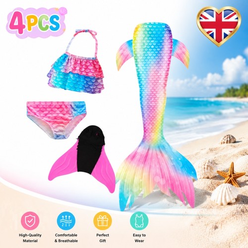 Kids mermaid tail monofin - mermaid,