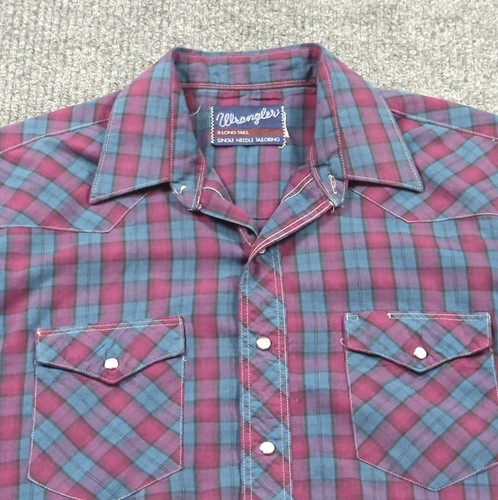 Wrangler shirt men large check - wrangler,