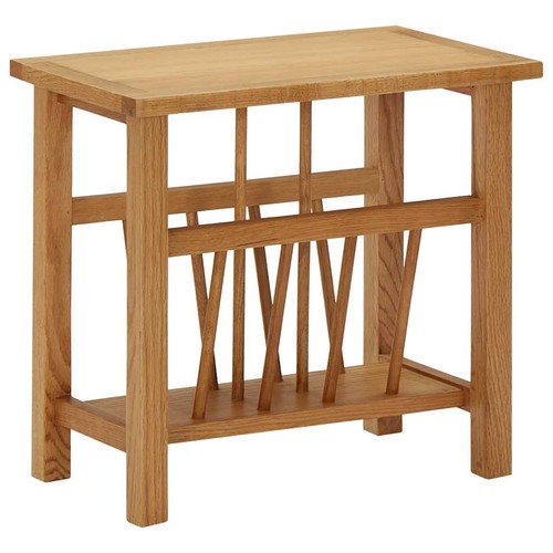 Vidaxl solid oak - oak, magazine