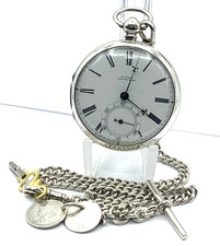 1868 Silver Fusee Gents Pocket