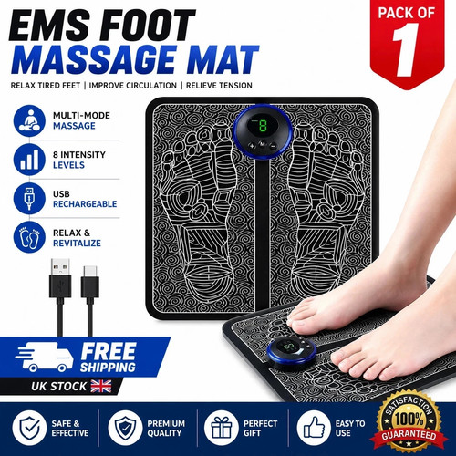 Ems foot massager - foot, mat