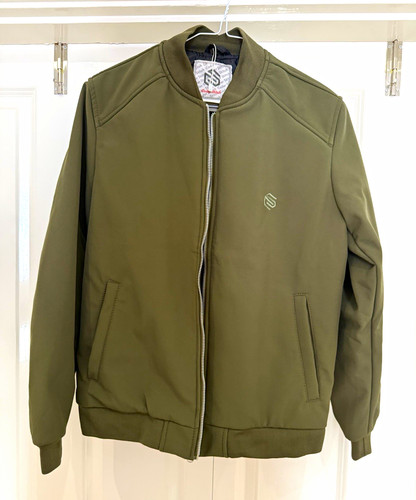 Siksilk men green bomber - green,