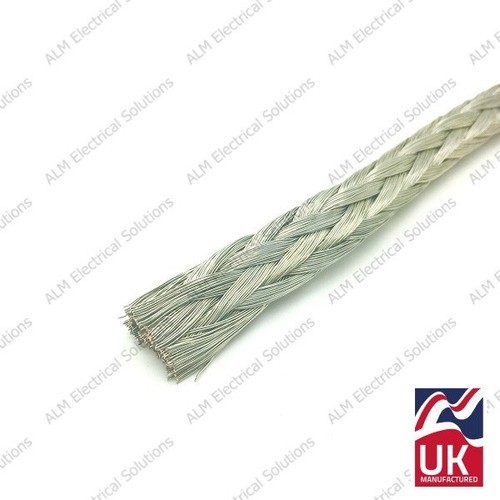 Tinned copper earth - tinned, braid