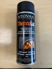 Stovax Thermolac 400ml High Temp Black Paint Stove Cast Grate BBQ 2019 FreePost