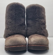 UGG Maylin Brown Sheepskin Boots Women’s Size 9 