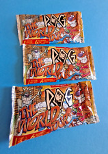 POGS The World Tour - 3x Sealed Pack bundle - Rare 1995 MINT & UNOPENED