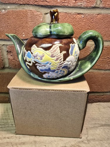 Brown and green - green, ceramic