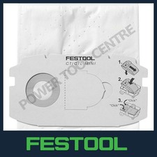 Festool 498410 Self Clean Filter Bags Reusable CTL Mini Pack of 5 for Extractors