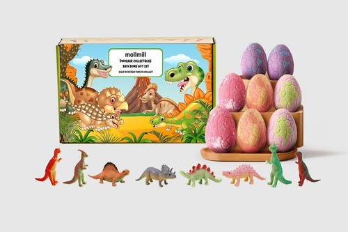 Dinosaur bath bombs gift set - bombs,
