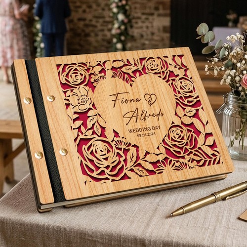 Personalised wooden wedding - personalised,