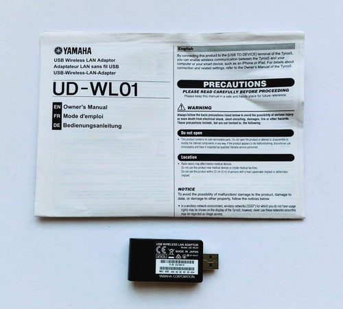 Yamaha wl01 udwl01 - udwl01, usb