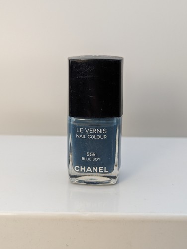 Chanel vernis blue boy - boy,, rare