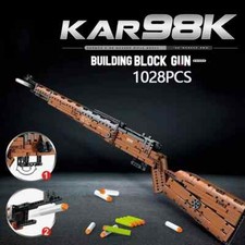 1028PCS Kar98K Building Block Model Heavy Sniper Bricks