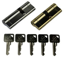  Euro Upvc Lock Cylinder Barrel Upvc Pvc Aluminium Door Lock Barrel ** 5 KEYS **