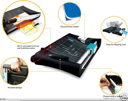 Dual paper trimmer - -,