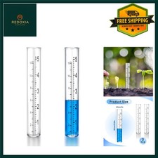 Clear 5 Inch Rain Gauge