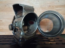 Lucas 'Holophote', vintage bicycle oil lamp. Made in Birmingham.