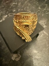 Heavy men’s saddle ring 9ct