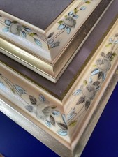 2 X Vtg St Michael Rose Floral