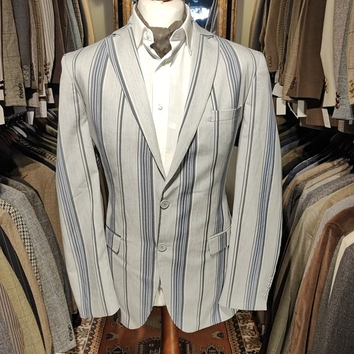 Vintage mens 42l 44l stripe - 42l,