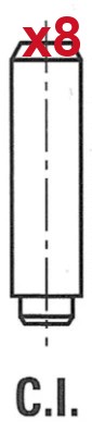 Pcs valve guide set - valve,