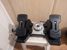 Black Logitech X56 Hotas and