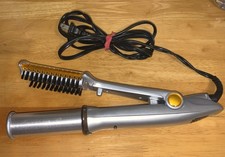 InStyler Rotating Hot Iron Hair Straightening Curling 1.25" Barrel IS1001 Tested