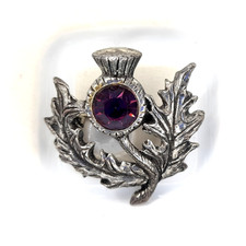 Vintage Faux Amethyst Scottish