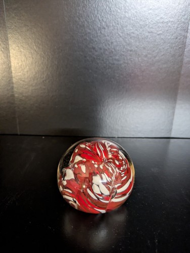 Vintage art glass apple - vintage,