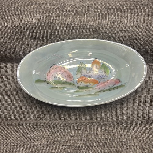 Hand painted japanese trinket - painted,