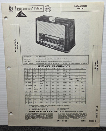 Sams photofact service manual - sams,