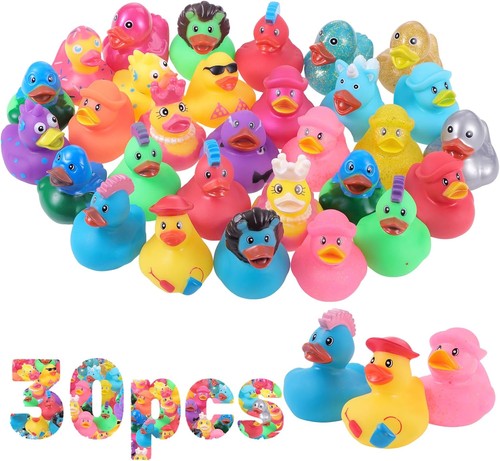 Pcs rubber duck - rubber, assorted