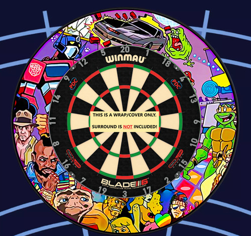 Dartboard surround wrap cover - dartboard,