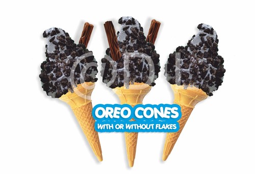 Ice cream stickers - -, oreo