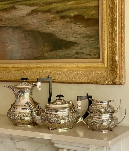 Antique vintage silver plated - vintage,