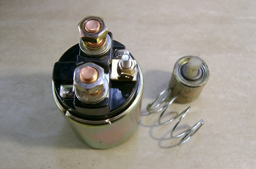 Starter motor solenoid - motor,