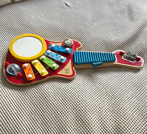 Hape wooden musical toy guitar - musical,
