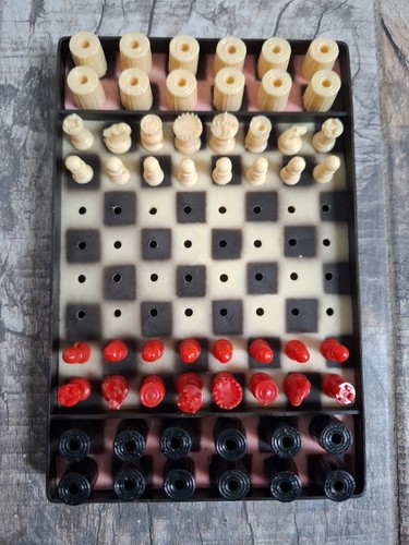 Mini travel chess draughts - mini,