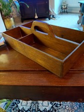 Vintage Wooden Butlers Cutlery