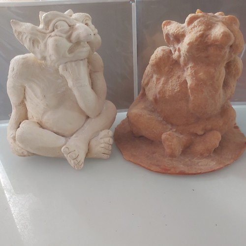 Small gargoyle latex mould - latex,
