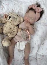 New 100% Full Silicone Reborn Doll - Weighted Newborn Girl - Soft - Flexi - 