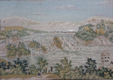 Embroidered Picture Antique