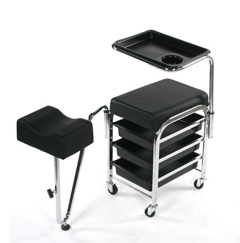 Pedicure chair white beauty - white,