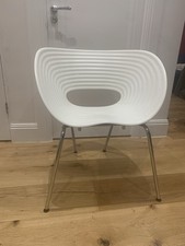 Vitra Tom Vac Designer Chair by Ron Arad White Chrome